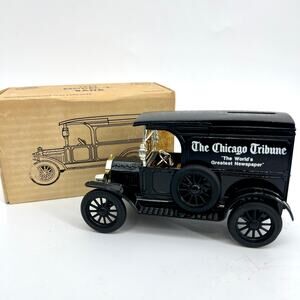 Vintage 1989 ERTL Chicago Tribune 1917 Model "T" Bank New in Box USA 1/25 Scale